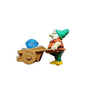 1992 Diamond Cart Doc 3" McDonald's Action Figure #4 Disney Snow White